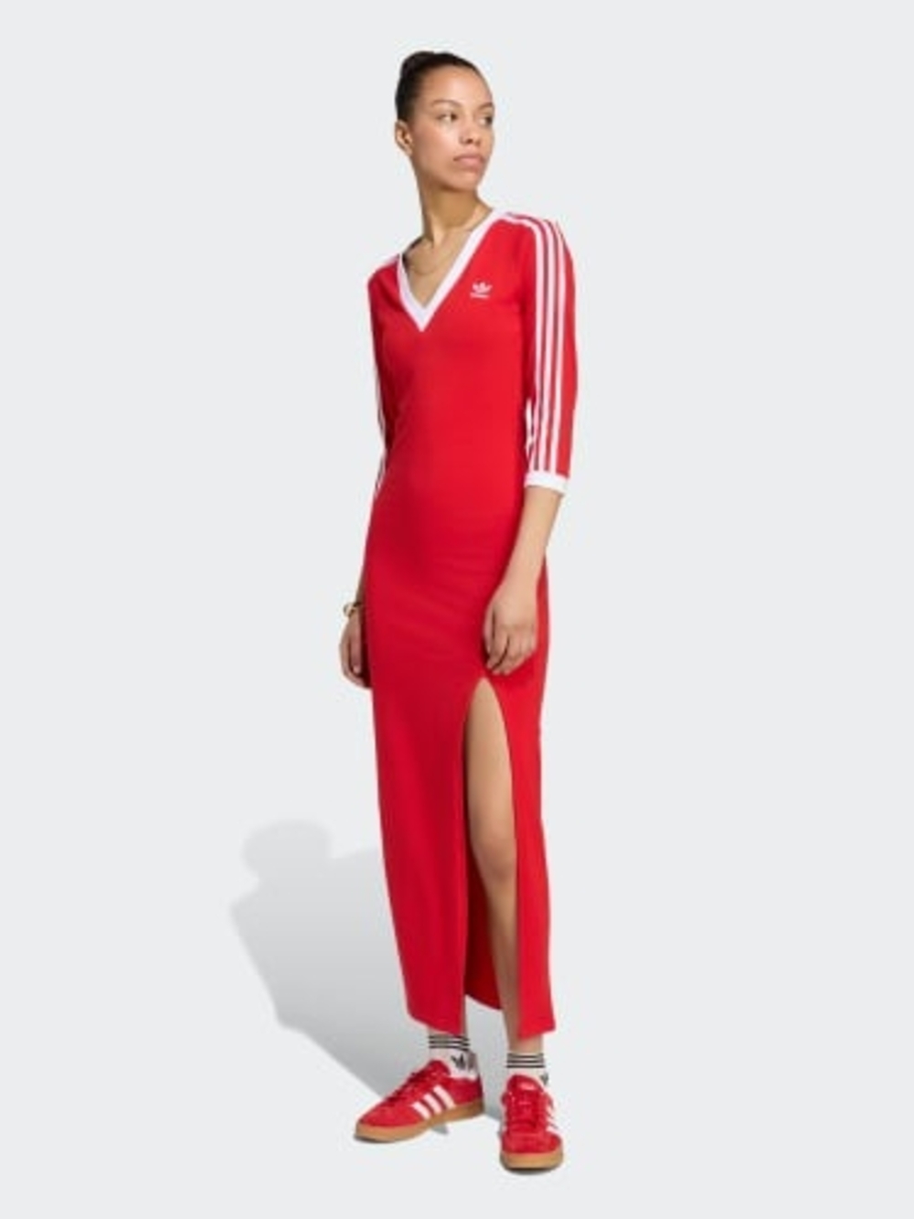 adidas Red Maxi Dress size S